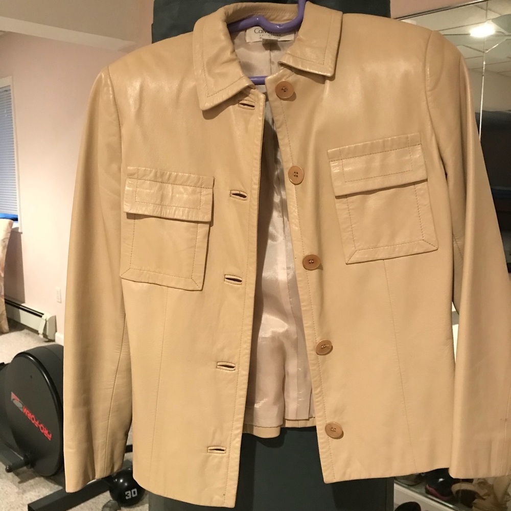 Calvin Klein Collection Leather Jacket